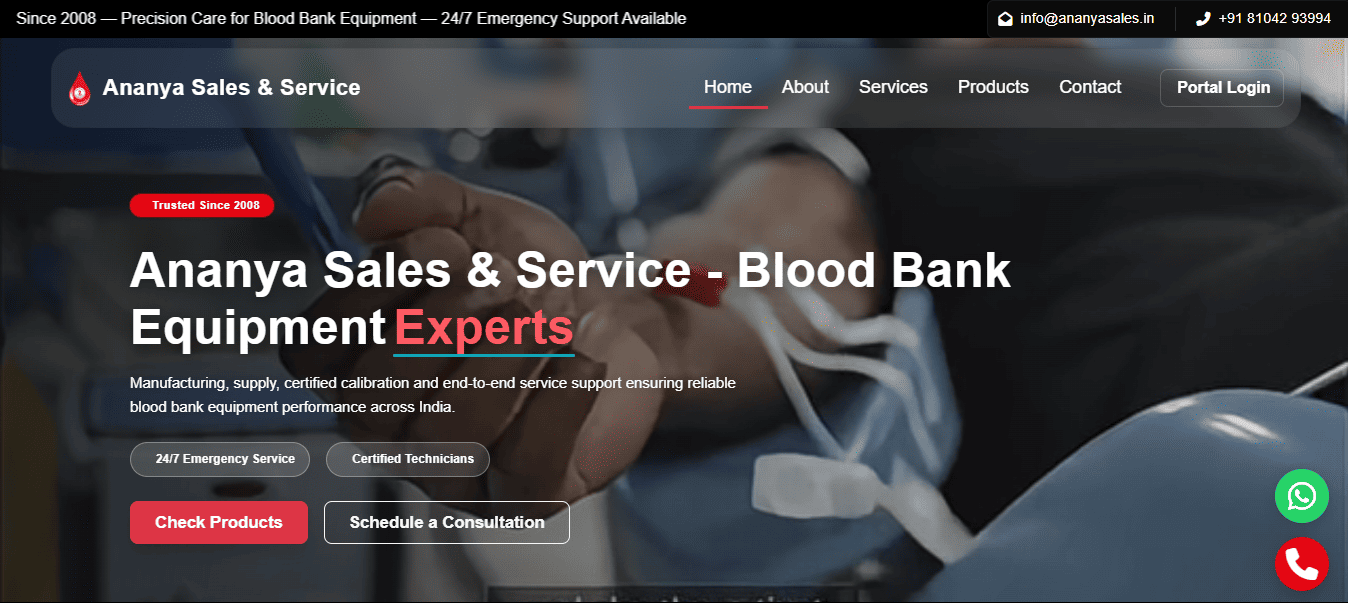 Ananya Sales — Internal Business Management Software — screenshot